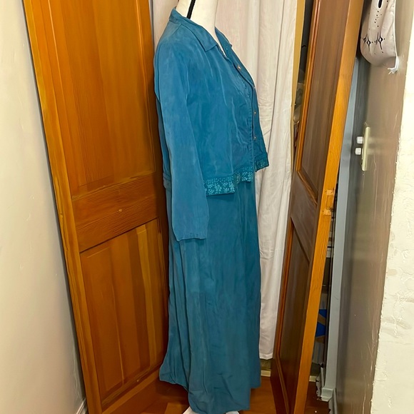 Vintage Coldwater Creek 2-piece dress & matching jacket size XS - Picture 4 of 9